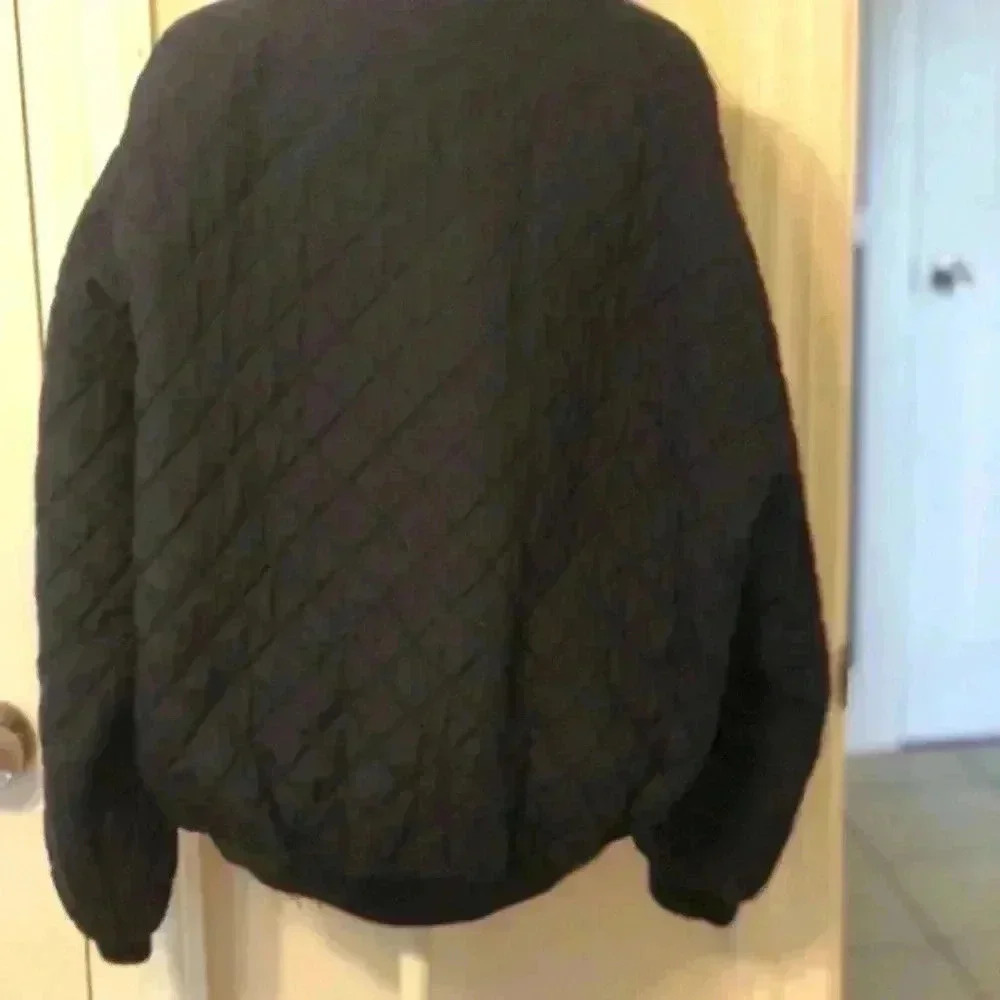 Northern Reflections quilted blue zippered jacket. - Picture 3 of 7